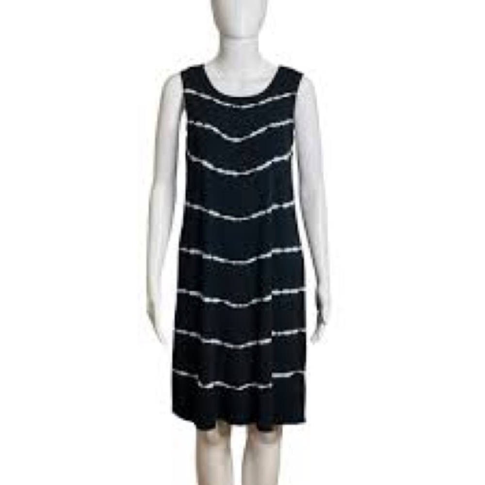 Thread & Supply for Anthropologie Black White Midi Dress | Women’s Medium - Picture 5 of 11